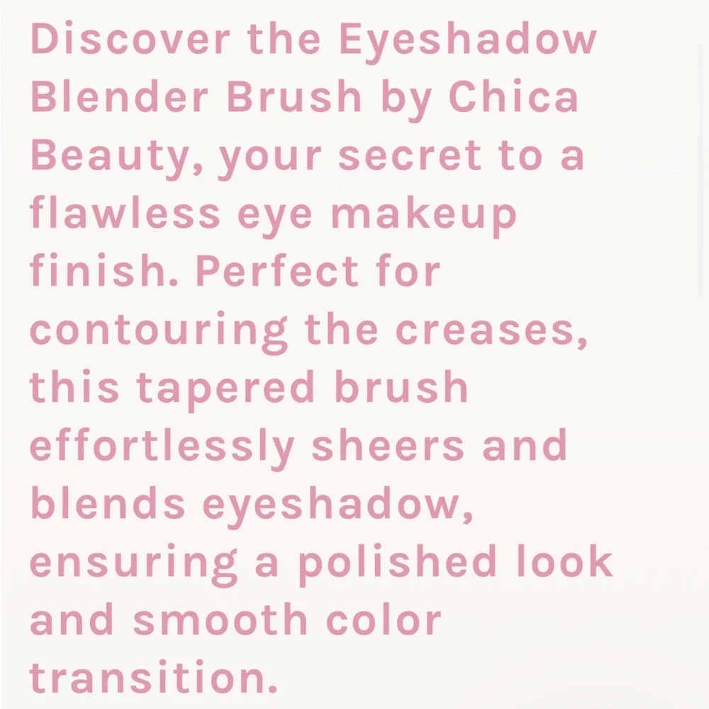 Eyeshadow blender brush